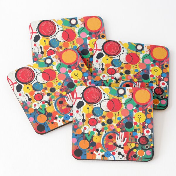Item preview, Abstract Artwork of Colorful Circles designed and sold by RAISC.