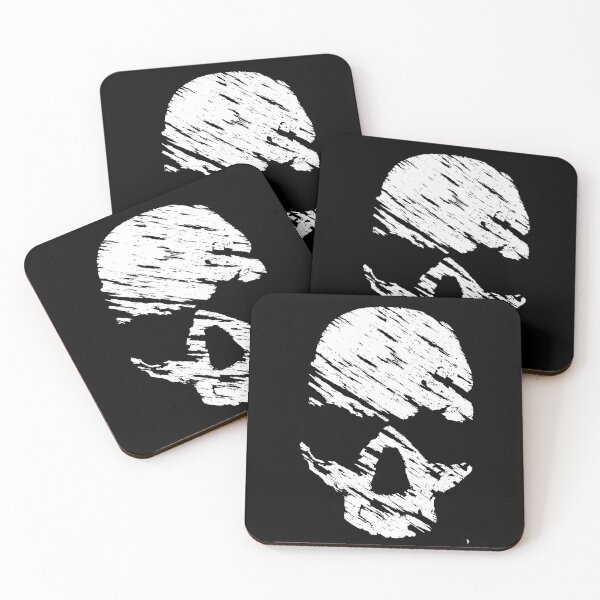 Item preview, BIRD Original - Abstract Brushstroke Skull designed and sold by shopBird.