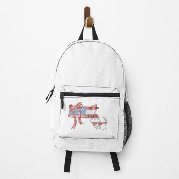 Item preview, Cute Patriotic Massachusetts  Map with Red Gingham Bow designed and sold by Paper Drip.