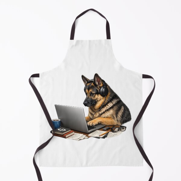Item preview, Coding Dog – Realistic German Shepherd designed and sold by YamiSociety.
