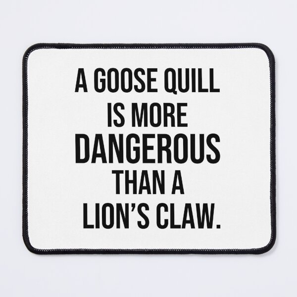 Item preview, A goose quill is more dangerous than a lion’s claw designed and sold by Pikkalo.