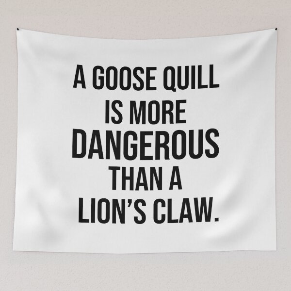 Item preview, A goose quill is more dangerous than a lion’s claw designed and sold by Pikkalo.
