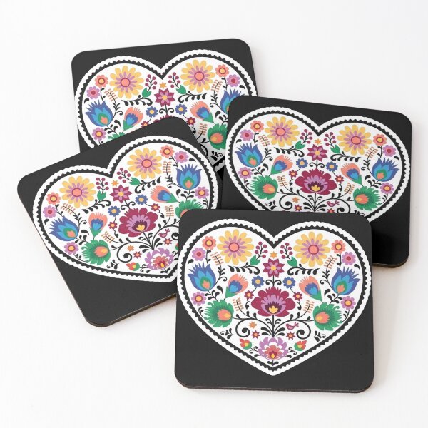 Item preview, Heritage of the Heart: Kashubian Slavic Folk Heart Sticker designed and sold by Wild Hare.