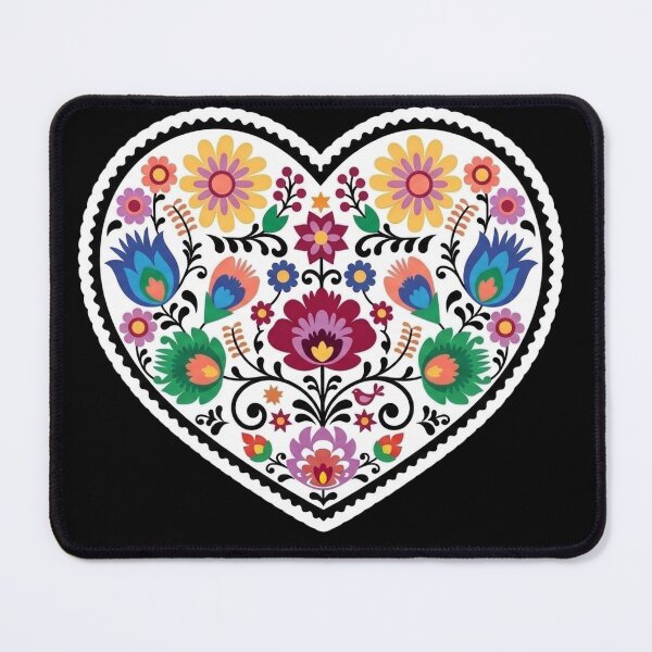 Item preview, Heritage of the Heart: Kashubian Slavic Folk Heart Sticker designed and sold by Wild Hare.