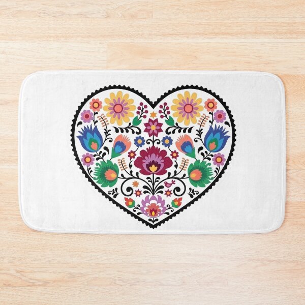 Item preview, Heritage of the Heart: Kashubian Slavic Folk Heart Sticker designed and sold by Wild Hare.