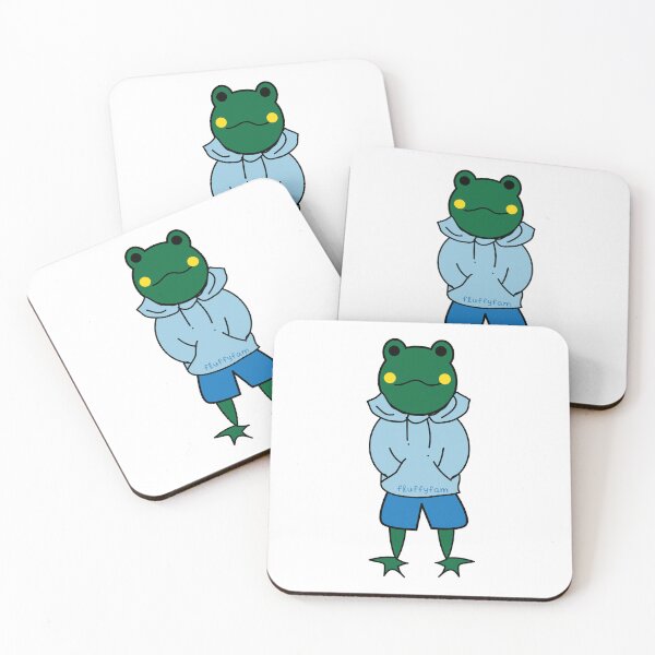 Item preview, Hoodie wearing cute frog designed and sold by fluffyfamcraft.