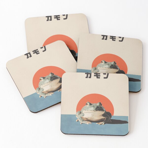 Item preview, Japandi Frog  - Minimalist Japanese Zen Wall Art  designed and sold by KJNihonDesigner.
