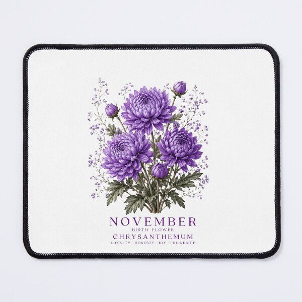 Item preview, November Birth Flower Chrysanthemum T-Shirt | Born to Bloom Birth Month Flower November Chrysanthemum Shirt November Birthday Gift Chrysanthemum Flower Tee designed and sold by Panom Suavichien.
