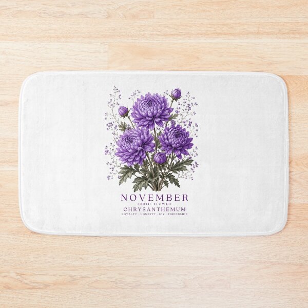 Item preview, November Birth Flower Chrysanthemum T-Shirt | Born to Bloom Birth Month Flower November Chrysanthemum Shirt November Birthday Gift Chrysanthemum Flower Tee designed and sold by Panom Suavichien.