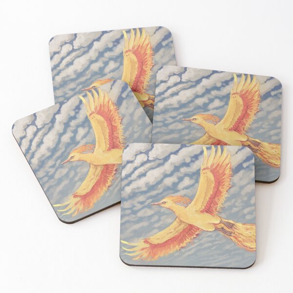 Item preview, Mythical Fire Bird - Retro Scientific Illustration Style designed and sold by Haliaeetus.