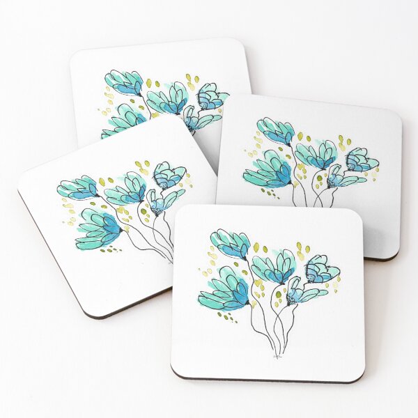 Item preview, Blue Petals  designed and sold by KayJames Watercolours.