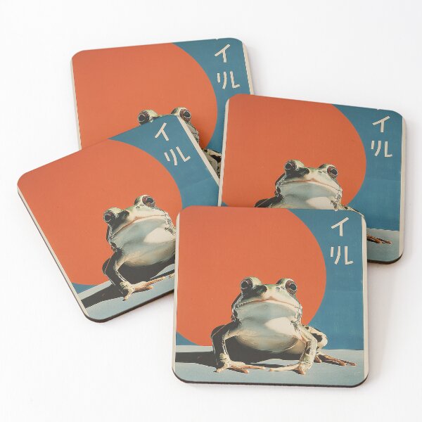 Item preview, Japandi Frog  - Minimalist Japanese Zen Wall Art  designed and sold by KJNihonDesigner.