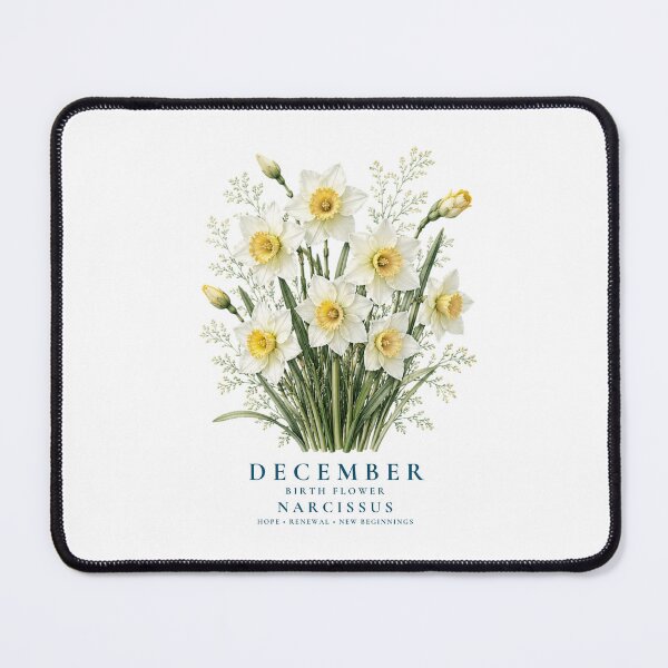 Item preview, December Birth Flower Narcissus T-Shirt | Born to Bloom Birth Month Flower December Narcissus Shirt December Birthday Gift Narcissus Flower Tee designed and sold by Panom Suavichien.