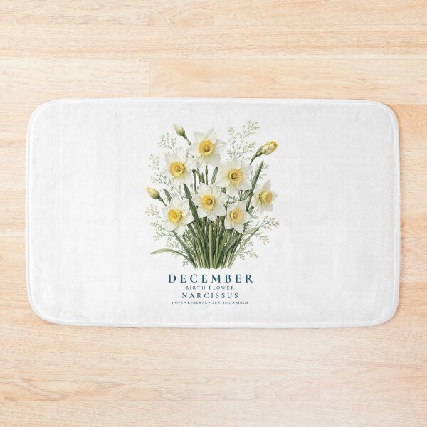 Item preview, December Birth Flower Narcissus T-Shirt | Born to Bloom Birth Month Flower December Narcissus Shirt December Birthday Gift Narcissus Flower Tee designed and sold by Panom Suavichien.