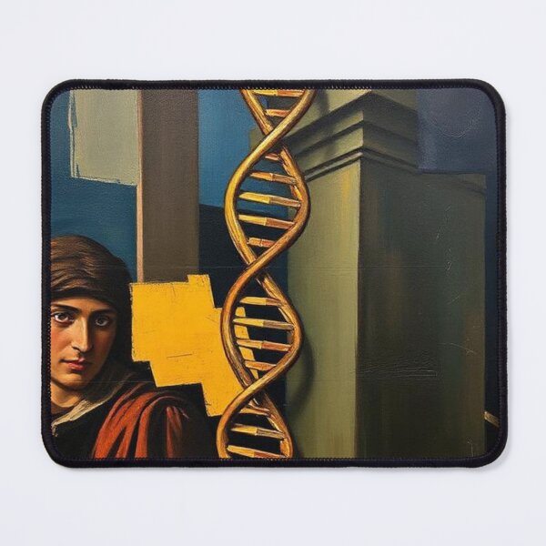 Item preview, DNA Chain and Human Faces in Cubist Art designed and sold by RAISC.