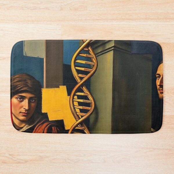 Item preview, DNA Chain and Human Faces in Cubist Art designed and sold by RAISC.