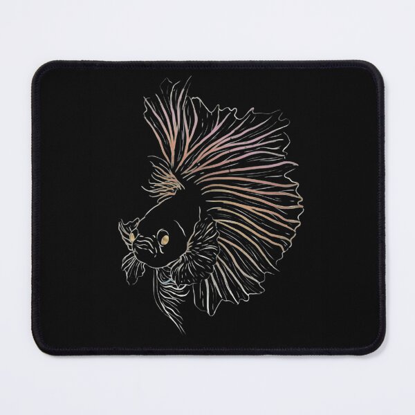 Item preview, Minimalist Betta Fish Line Art - Elegant Siamese Fighting Fish Sketch designed and sold by haitrieuic96.
