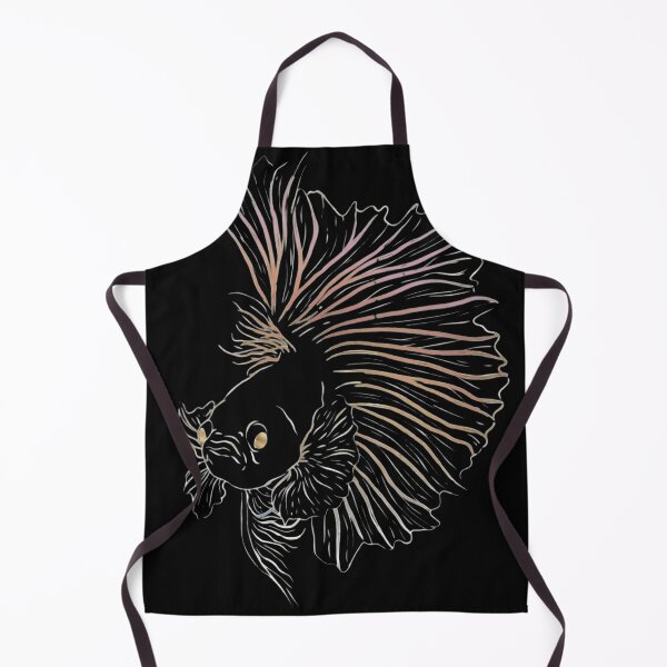 Item preview, Minimalist Betta Fish Line Art - Elegant Siamese Fighting Fish Sketch designed and sold by haitrieuic96.