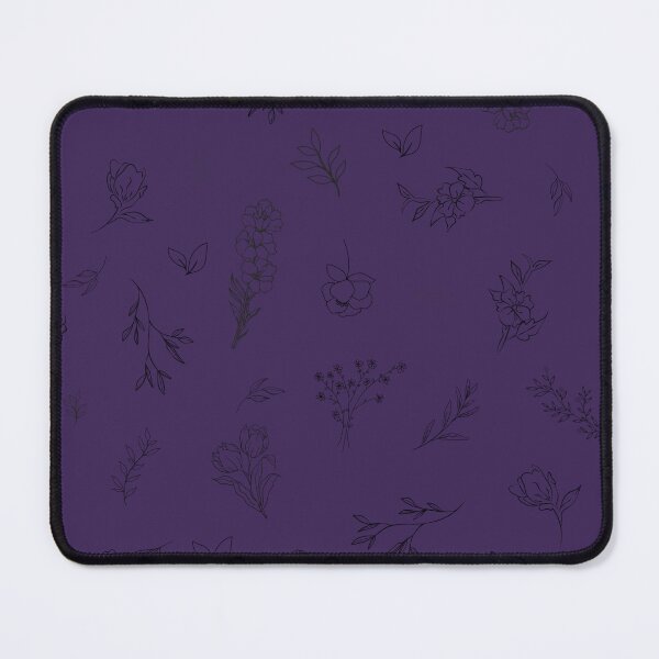 Item preview, Sketched Wildflowers on Dark Purple designed and sold by KSimpson838.