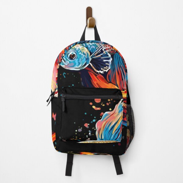 Item preview, Vibrant Watercolor Betta Fish - Colorful Siamese Fighting Fish Art designed and sold by haitrieuic96.