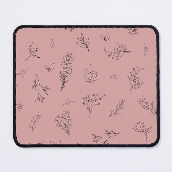 Item preview, Sketched Wildflowers on Pastel Red designed and sold by KSimpson838.
