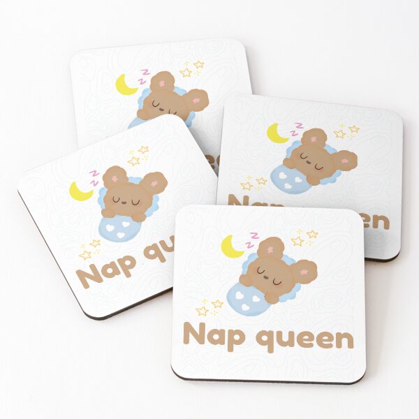 Item preview, Nap Queen Cute Sleeping Bear Aesthetic designed and sold by Rehnair.