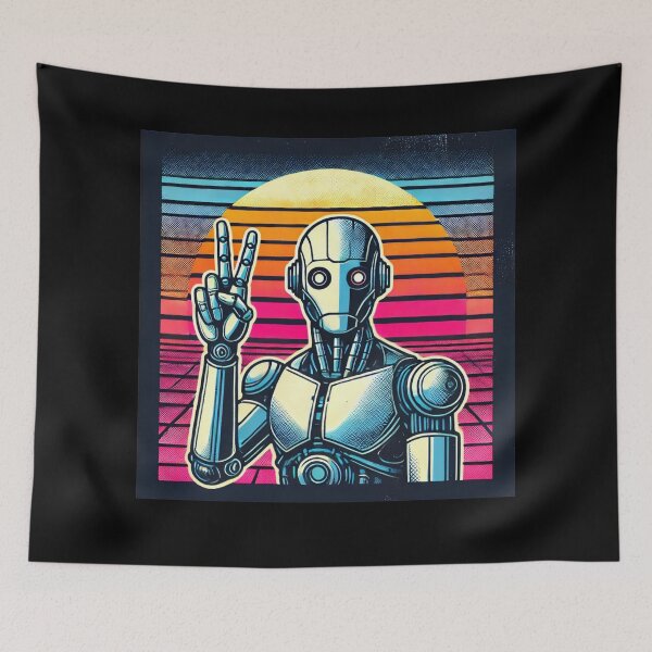 Item preview, Humanoid robot AI Robots Future Tech Design | The Bots Are Coming Futuristic Android Art designed and sold by TEEJAMBOREE.