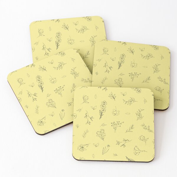 Item preview, Sketched Wildflowers on Yellow designed and sold by KSimpson838.