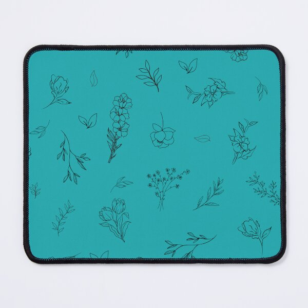 Item preview, Sketched Wildflowers on Teal designed and sold by KSimpson838.