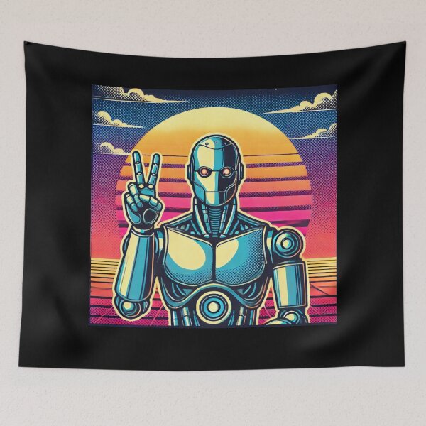 Item preview, Humanoid robot AI Robots Future Tech Design | The Bots Are Coming Futuristic Android Art designed and sold by TEEJAMBOREE.
