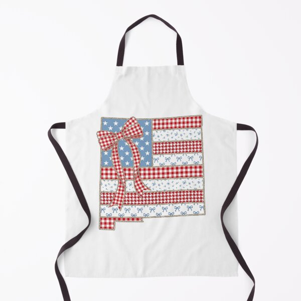 Item preview, Cute Patriotic New Mexico Map with Red Gingham Bow designed and sold by Paper Drip.