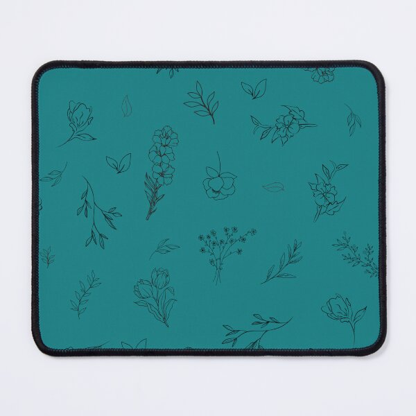 Item preview, Sketched Wildflowers on Dark Teal designed and sold by KSimpson838.