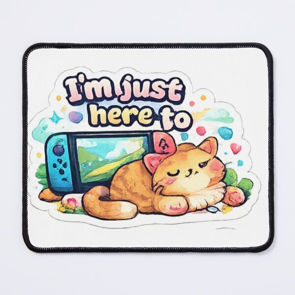 Item preview, I Am Just Here To Vibe Sticker | Chill Aesthetic Gen Z Design designed and sold by Jyotisima8929.