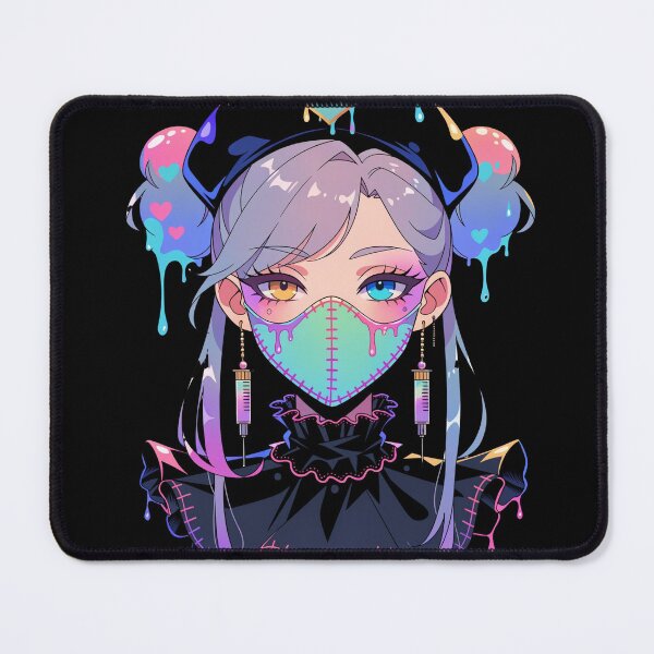 Item preview, Cyber Pastel Nurse Girl Kawaii Goth Anime Art designed and sold by HeyChickasClubX.