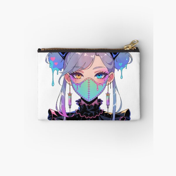 Item preview, Cyber Pastel Nurse Girl Kawaii Goth Anime Art designed and sold by HeyChickasClubX.