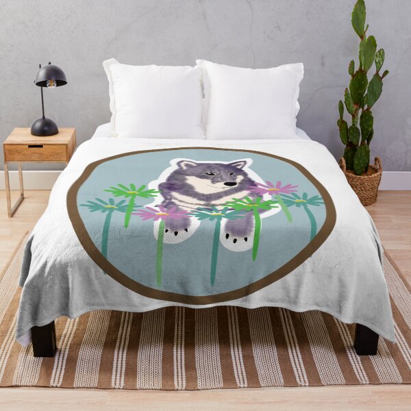 Item preview, Purple Shiba Inu in a frame - blue designed and sold by ShibaCruise-On.