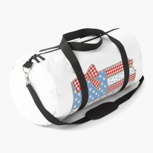 Item preview, Cute Patriotic Kansas Map with Red Gingham Bow designed and sold by Paper Drip.