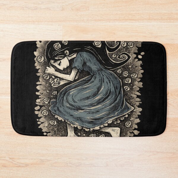 Item preview, Girl Among Roses - Dark Whimsical Wall Art Print Bedroom Decor designed and sold by Cust-tshirts.