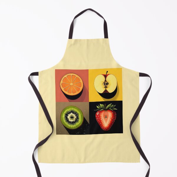 Item preview, Modern Fruit Pop Art Slice - Vibrant Kitchen Wall Art designed and sold by UniqueDesign751.