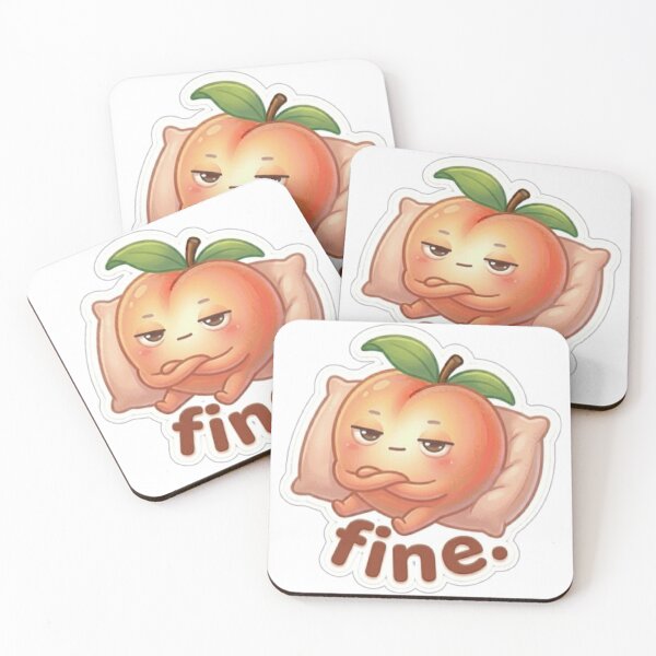 Item preview, Mood Core Peach Pack — Soft Daily Emotion Stickers (fine) designed and sold by Dakochaaan.