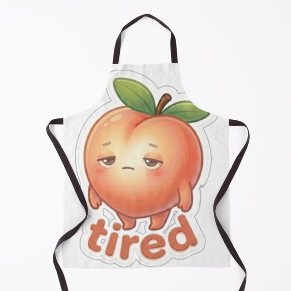 Item preview, Mood Core Peach Pack — Soft Daily Emotion Stickers (tired) designed and sold by Dakochaaan.