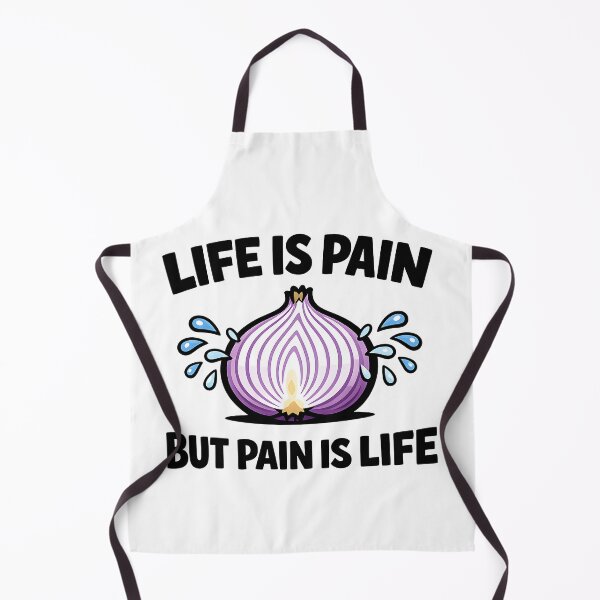 Item preview, Life Is Pain Onion Quote designed and sold by Byte-shirt.