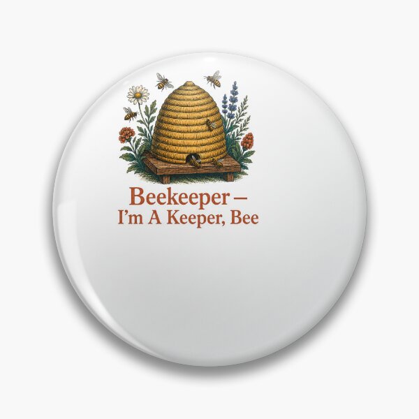Item preview, Beekeeper Im A Keeper Bee Funny Beekeeping Gift designed and sold by BinAlgoPix.