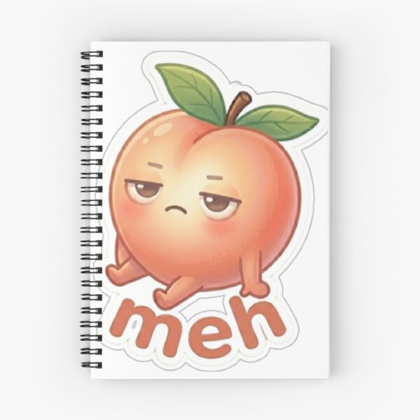 Item preview, Mood Core Peach Pack — Soft Daily Emotion Stickers (Meh) designed and sold by Dakochaaan.