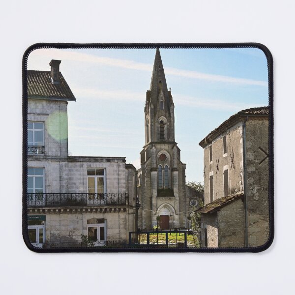 Item preview, Aigre, France, church and pond designed and sold by JonDelorme.