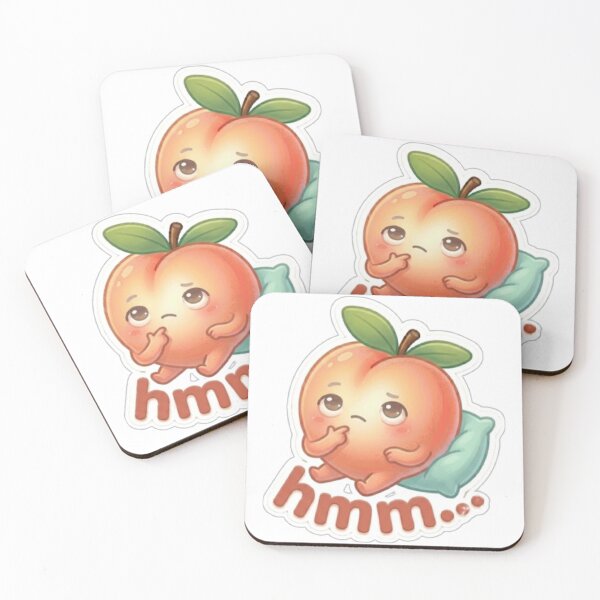 Item preview, Mood Core Peach Pack — Soft Daily Emotion Stickers (hmm...) designed and sold by Dakochaaan.