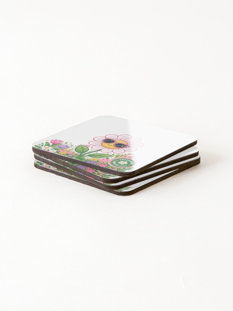 Thumbnail 4 of 5, Coasters (Set of 4), Hello Spring designed and sold by Ranasko.