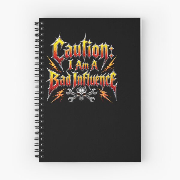 Item preview, Caution I Am A Bad Influence Funny Plumber Tradesman designed and sold by BinAlgoPix.