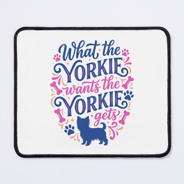 Item preview, What the Yorkie Wants the Yorkshire Terrier Gets designed and sold by AntiqueImages.