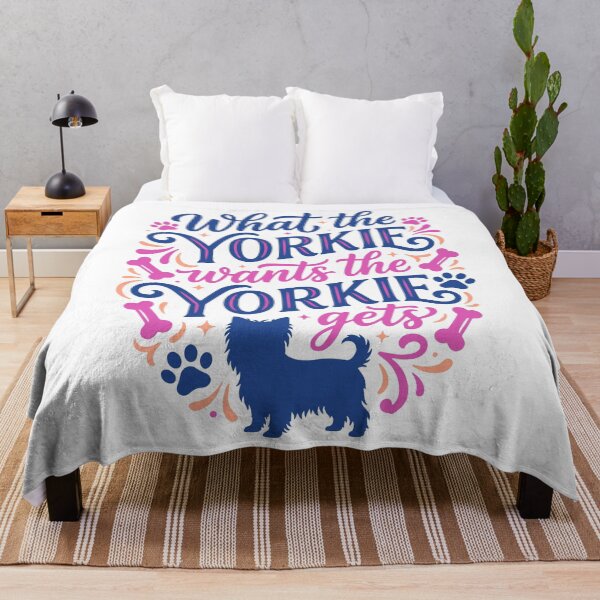 Item preview, What the Yorkie Wants the Yorkshire Terrier Gets designed and sold by AntiqueImages.